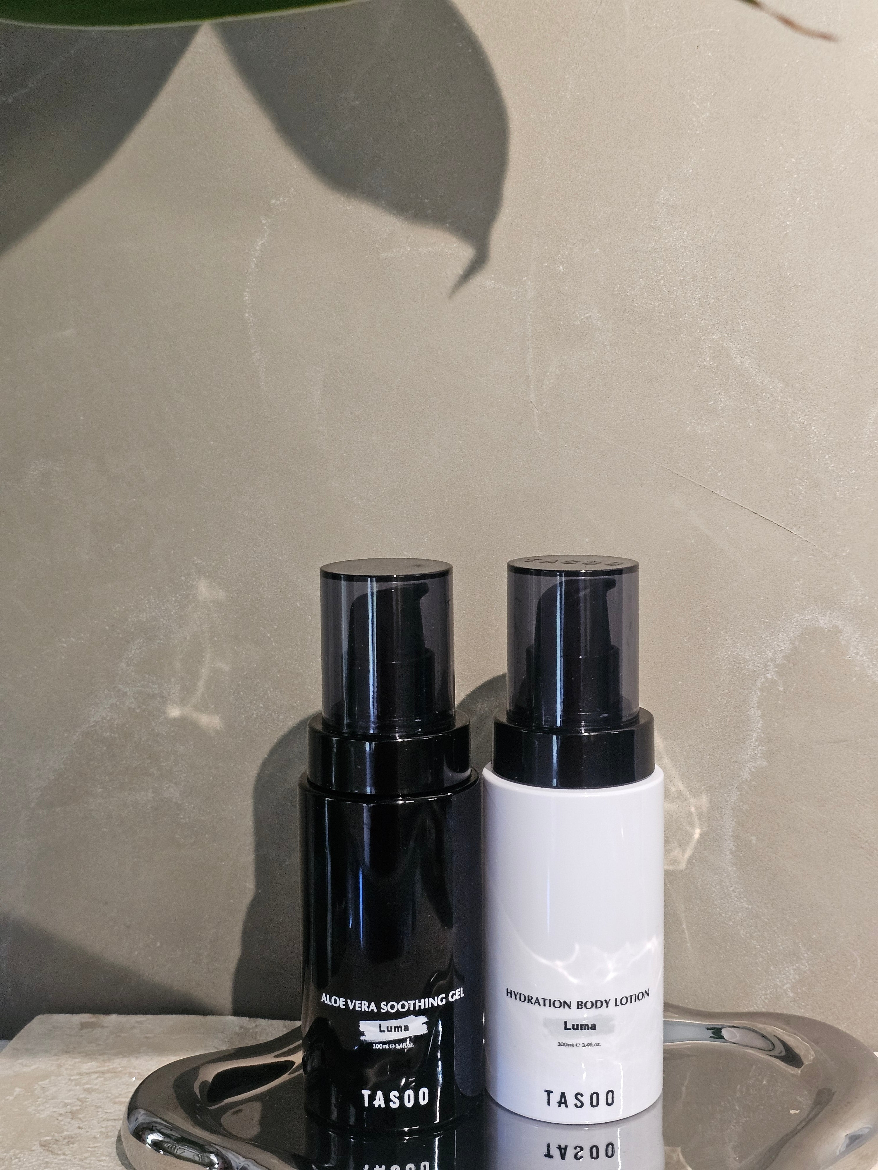 Luma Collection 舒敏蘆薈透明質酸凝膠+銀耳長效保濕修護身體乳套裝