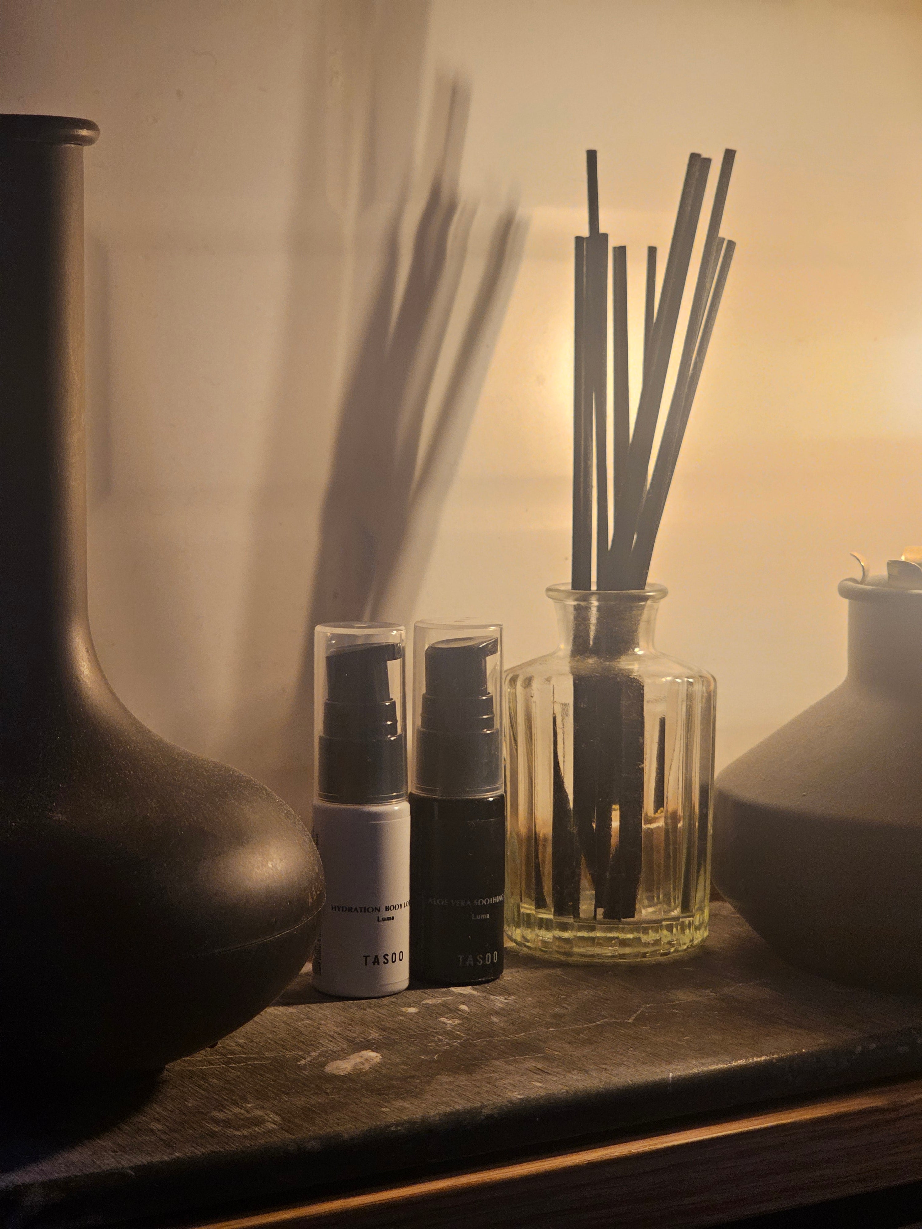 Luma Collection 舒敏蘆薈透明質酸凝膠+銀耳長效保濕修護身體乳［體驗裝］