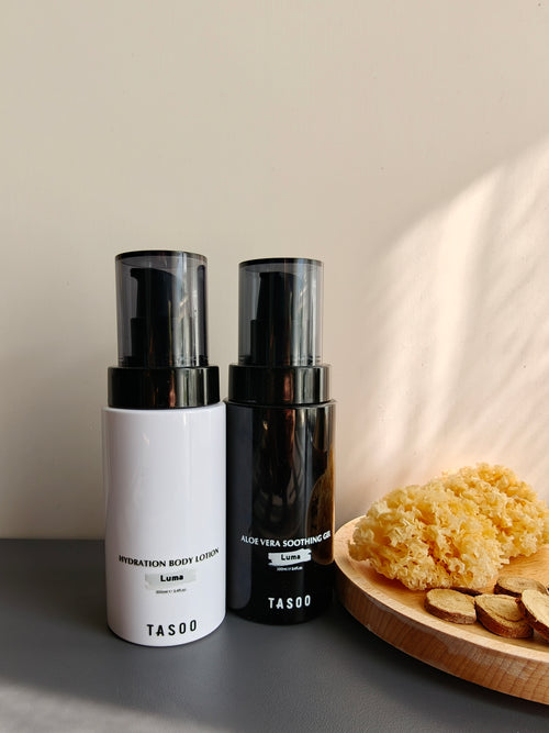 Luma Collection 舒敏蘆薈透明質酸凝膠+銀耳長效保濕修護身體乳套裝